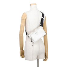 将图像加载到图库查看器中，PRADA Crossbody Bag White2VH156 Leather
