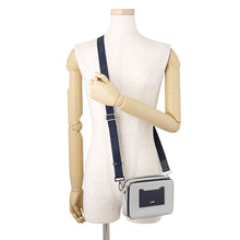 Load image into Gallery viewer, Dior double zip shoulder Gray/Navy2PUBC120GBC Leather
