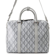 Load image into Gallery viewer, Dior CDDiamond Lango Briefcase Gray1ADBR088CDP_H42E PVC Leather
