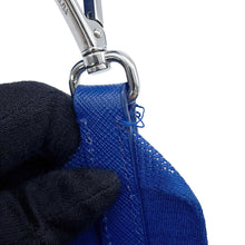 将图像加载到图库查看器中，PRADA Triangle logo Shoulder Blue2VH147 Canvas
