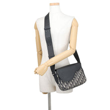 Load image into Gallery viewer, Dior Oblique Saddle Shoulder Beige/Navy1ADME130YKS_H27E Canvas Leather Size Mini
