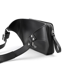 将图像加载到图库查看器中，Valentino Garavani VLTN Logo Crossbody Bag Black/WhiteVY2B0A10WJW Leather
