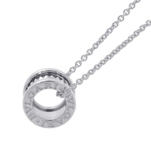 将图像加载到图库查看器中，BVLGARI B.Zero1Padlock Save the Children Necklace361007 SV925
