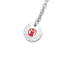 将图像加载到图库查看器中，BVLGARI B.Zero1Padlock Save the Children Necklace361007 SV925
