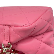 Load image into Gallery viewer, CHANEL Matelasse Drawstring Double Pocket Backpack PinkAS4342 Lambskin
