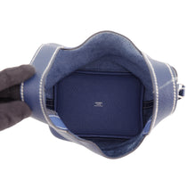 将图像加载到图库查看器中，HERMES Picotin Lock Casaque Blue Saphir/Blue Brighton Taurillon Clemence Size PM
