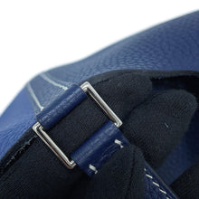 将图像加载到图库查看器中，HERMES Picotin Lock Casaque Blue Saphir/Blue Brighton Taurillon Clemence Size PM
