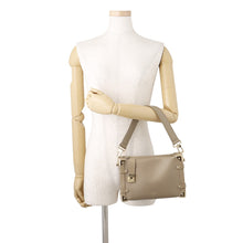 Load image into Gallery viewer, LOUIS VUITTON side trunk Taupe GreyM25072 Grained Calf Leather Size MM
