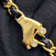 Load image into Gallery viewer, CHANEL Matelasse Chain wallet BlackAP3694 Caviar Leather
