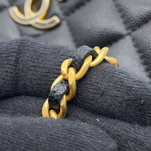 Load image into Gallery viewer, CHANEL Matelasse Chain wallet BlackAP3694 Caviar Leather

