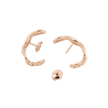 将图像加载到图库查看器中，HERMES Chaine d'Ancre Earrings 18K Pink Gold
