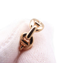 将图像加载到图库查看器中，HERMES Chaine d'Ancre Earrings 18K Pink Gold
