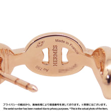 将图像加载到图库查看器中，HERMES Chaine d'Ancre Earrings 18K Pink Gold
