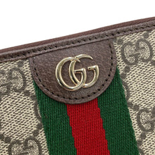 Load image into Gallery viewer, GUCCI Ophidia Zip Around Wallet Beige/Brown838484 FAE0L 9746 GG Supreme/Leather
