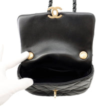 Load image into Gallery viewer, CHANEL Matelasse Mini Flap Bag BlackAS3205 Lambskin
