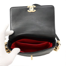 Load image into Gallery viewer, CHANEL Matelasse Small Flap Bag BlackAS2831 Lambskin Size Small
