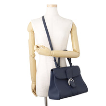 Load image into Gallery viewer, Delvaux Brillon NavyAA0405AAU049BPA Rodeo Calf Leather Size MM
