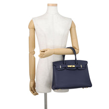 Load image into Gallery viewer, HERMES Birkin Blue Nuit Togo Leather Size 30
