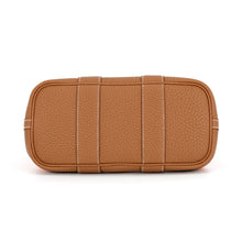 将图像加载到图库查看器中，HERMES Neo Garden Feu/Gold Toile Officier Negonda Leather Size 23
