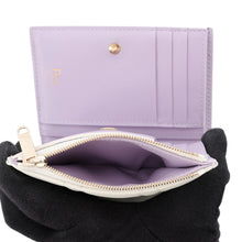 将图像加载到图库查看器中，Dior Lady Dior Dahlia Wallet Japan Limited Edition White/PurpleS2605OUQC_M38E Lambskin

