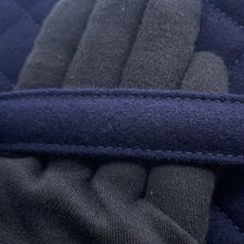 将图像加载到图库查看器中，CHANEL Hamburg Accordion Shoulder Bag Navy Wool
