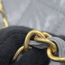 Load image into Gallery viewer, CHANEL Hobo Bag GrayAS4323 Shiny Calf Leather
