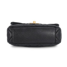 将图像加载到图库查看器中，CHANEL Matelasse Shoulder back BlackAS5098 Caviar Leather Size Mini
