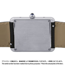 Load image into Gallery viewer, CARTIER Tank Solo LM Stainless Steel Leather Silver DialWSTA0028
