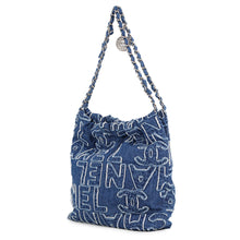 Load image into Gallery viewer, CHANEL CHANEL22 BlueAS3260 Denim Size Small
