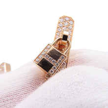 Load image into Gallery viewer, HERMES Kelly Gavroche Necklace Size STH222205B 00ST 18K Pink Gold
