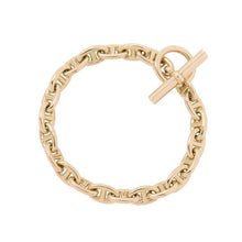 Load image into Gallery viewer, HERMES Chaine d'Ancre Bracelet 22 frames Size TPM 18K Yellow Gold
