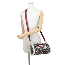 Load image into Gallery viewer, LOUIS VUITTON Keepall Bandouliere Noir/Blanc/Rouge FoncéM23788 Monogram・Shearling Size 25
