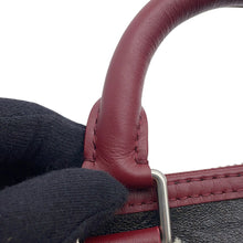 Load image into Gallery viewer, LOUIS VUITTON Keepall Bandouliere Noir/Blanc/Rouge FoncéM23788 Monogram・Shearling Size 25
