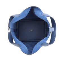 Load image into Gallery viewer, HERMES Picotin Lock Blue Tie Taurillon Clemence Size PM
