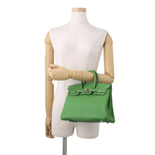 Load image into Gallery viewer, HERMES Birkin Vert Yucca Togo Leather Size 25
