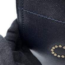 Load image into Gallery viewer, CHANEL Deauville Studded 2WAYChainTote Bag NavyA57069 Caviar Leather
