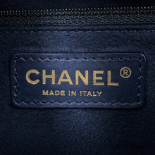 Load image into Gallery viewer, CHANEL Deauville Studded 2WAYChainTote Bag NavyA57069 Caviar Leather
