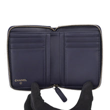 Load image into Gallery viewer, CHANEL Matelasse CC Logo Small Wallet NavyAP4652-B10583-U2366 Caviar Leather
