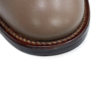 将图像加载到图库查看器中，HERMES Jumping Long Boots Etoupe Box Calf Leather Size 37 1/2
