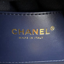将图像加载到图库查看器中，CHANEL CHANEL25 ChainShoulder Bag BlackAS5631 Denim Size Mini
