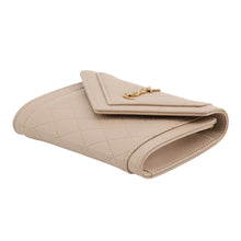 Load image into Gallery viewer, SAINT LAURENT PARIS Small Envelope Wallet Beige692052 Lambskin
