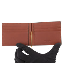将图像加载到图库查看器中，SAINT LAURENT PARIS Money clip wallet Brown647153 Leather
