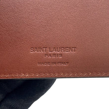 将图像加载到图库查看器中，SAINT LAURENT PARIS Money clip wallet Brown647153 Leather
