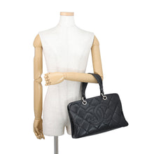Load image into Gallery viewer, CHANEL Matelasse CC Logo Tote Bag BlackA46885 Caviar Leather
