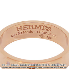 将图像加载到图库查看器中，HERMES Kelly Ring Size PM/53/#13H109041B 00053 18K Pink Gold
