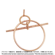 将图像加载到图库查看器中，HERMES Echappee Loop Earrings Size PM 18K Pink Gold
