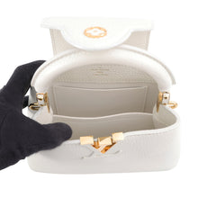 Load image into Gallery viewer, LOUIS VUITTON Capucines WhiteM23718 Taurillon Leather Size MINI
