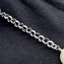 Load image into Gallery viewer, CHANEL Pearl Long Necklace Silver Metal Faux Pearl Rhinestone
