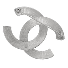 Load image into Gallery viewer, CHANEL CC Logo RhinestoneBrooch SilverA63085 Metal Rhinestone
