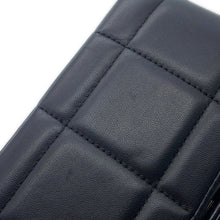 将图像加载到图库查看器中，CHANEL Chocolate Bar Mini Flap Chain Shoulder Bag BlackAS3744 Lambskin Size Mini
